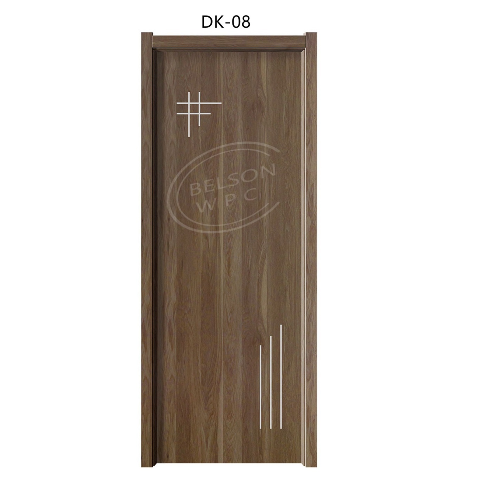 Chinese Manufacturer Interior Wooden Door WPC Waterproof Soundproof Door For Home