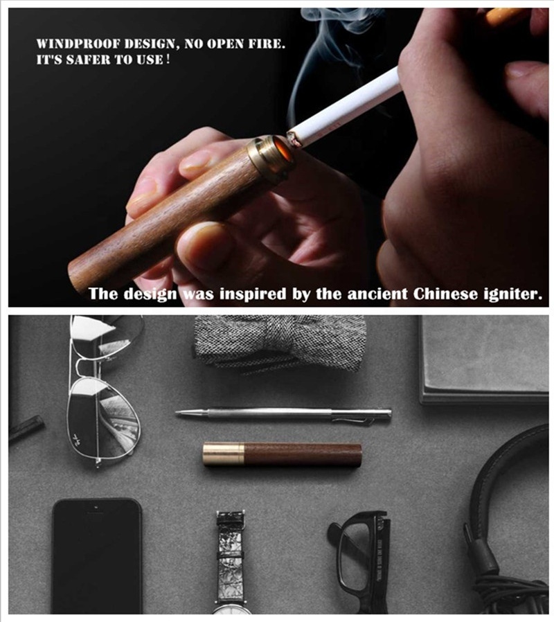 BETTER Novelty Usb Rechargeable Intelligent Wind Sense Electronic Cigarette Lighter