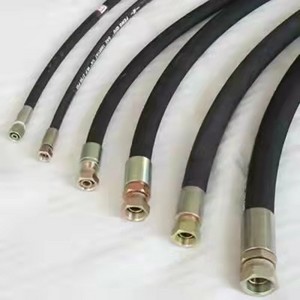 Sae 100 R1 1/4 Inch 3/4 Inch Flexible Suction Nylon Fuel Oil Air Steel Wire Braided Hydraulic Rubber Hose Pipe