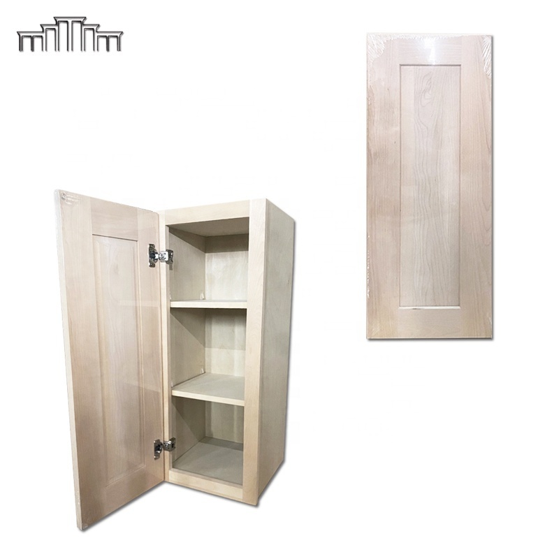 OEM Professional Cabinetry Manufacturer Wholesale RTA Solid Birch Hickory Wood Kitchen Wall Cabinets Upper Mounted Pantry