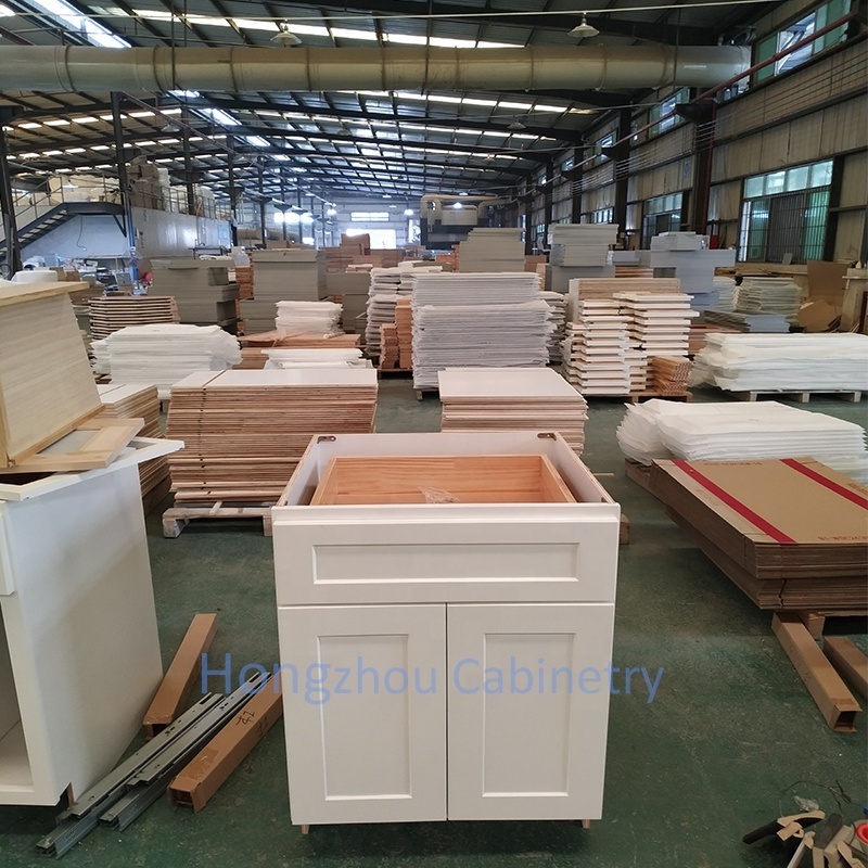 Factory Directly Modular Ready To Assemble Shaker Kitchen Cabinets