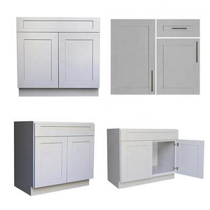 Vietnam Factory RTA Shaker Style Kitchen Cabinets Design For Wholesale