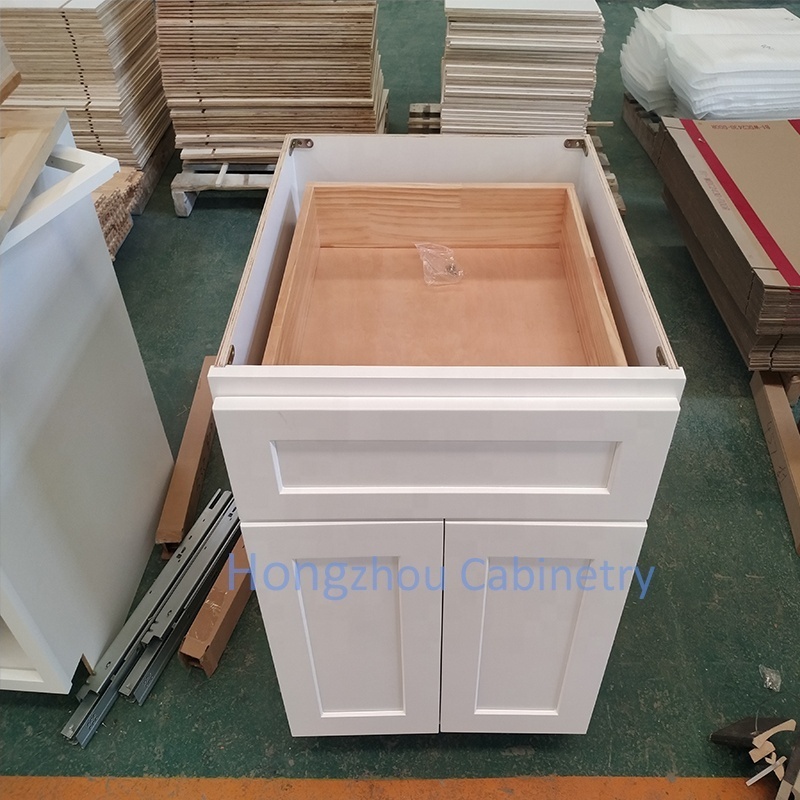 Factory Directly Modular Ready To Assemble Shaker Kitchen Cabinets