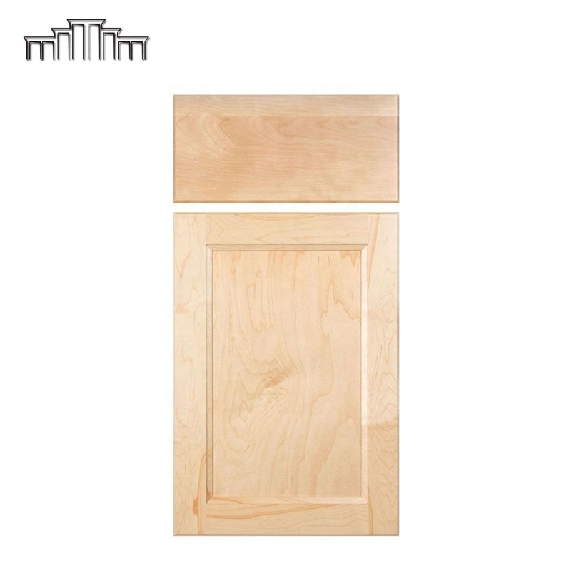 Vietnam Factory Price Wholesale Natural Birch Walnut Cherry Wood Natural Finished Painted Doors Base Kitchen Cabinets