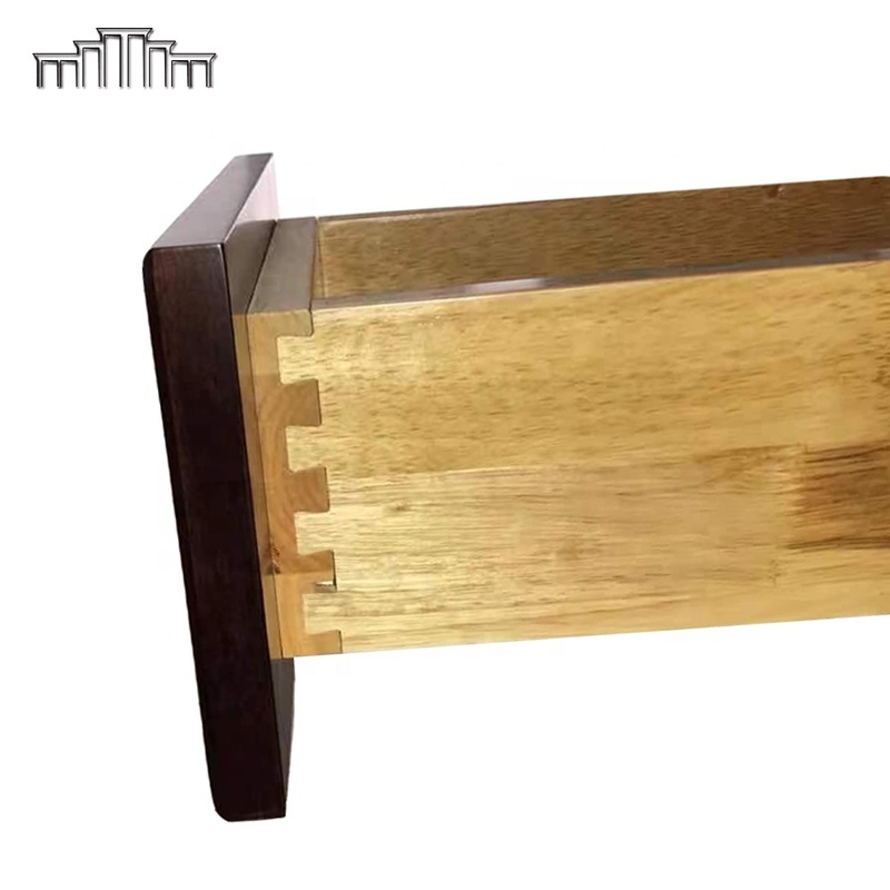 Vietnam Natural Solid Pine Birch Wood Dovetail Joint Drawer Soft Close Base Shaker Kitchen Cabinets