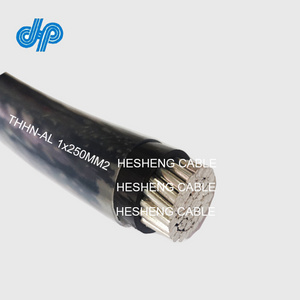 600V PVC/Nylon THHN THWN AL 1/0 2/0 3/0 4/0 250 300 350 400 500 AWG MCM Aluminum Wire Electric Cable