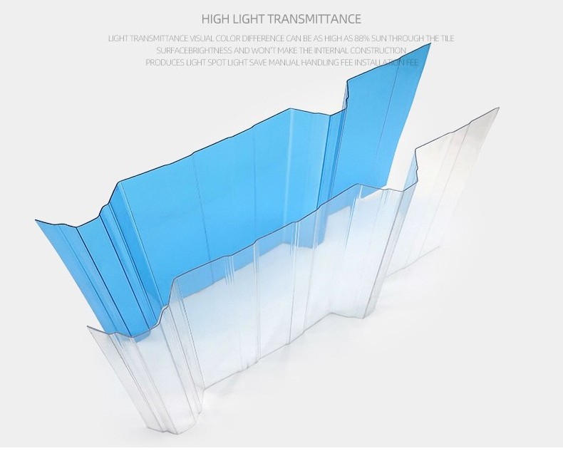 transparent polycarbonate sheet  1mm polycarbonate pc corrugated plate roofing sheet