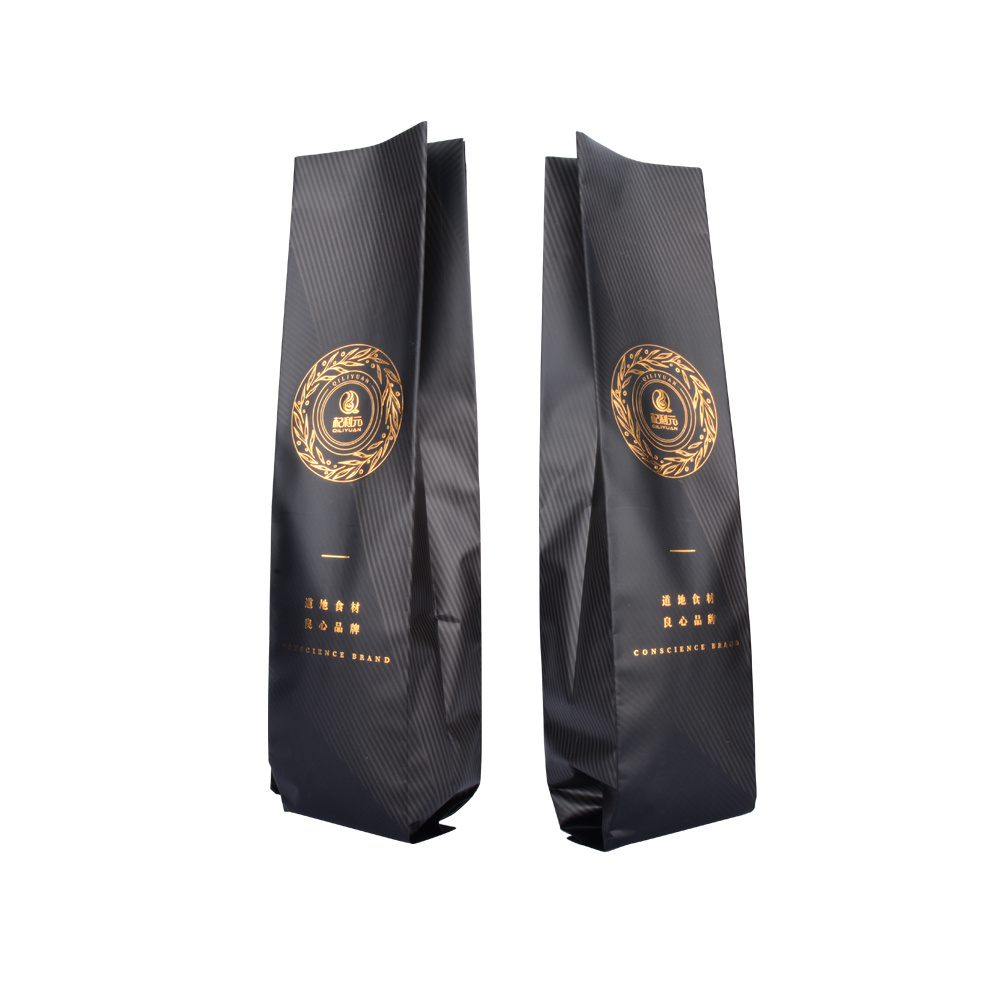 Custom Logo Design Food Grade Packaging Coffee Bag Valve And Tin Tie