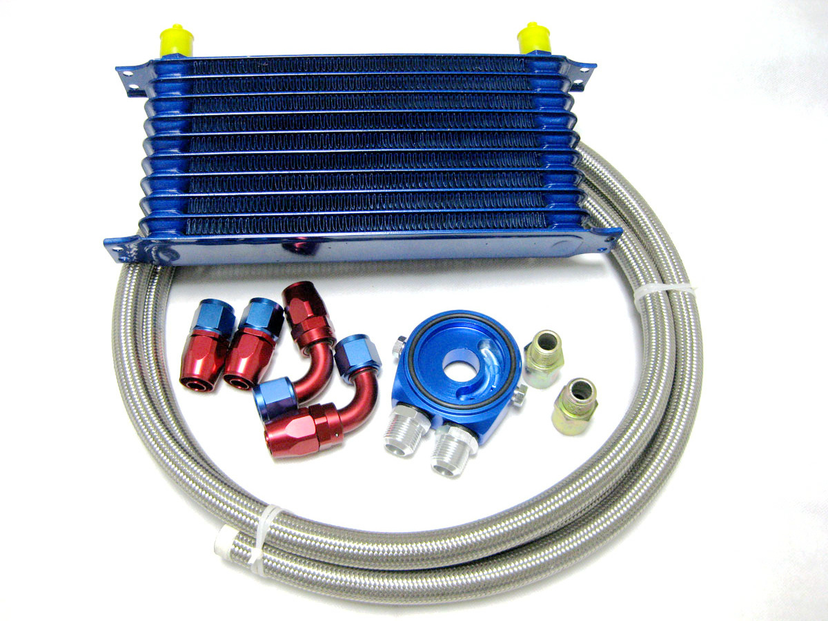 Universal 7 Row / 10 / 13 / 15 Rows AN10 Aluminum Japan Car Racing auto part Engine Transmission Radiator Oil Cooler