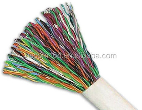 Indoor Telecommunication cable 30 pairs 50 pairs 100 pairs multipair Cat3 telephone cables low price