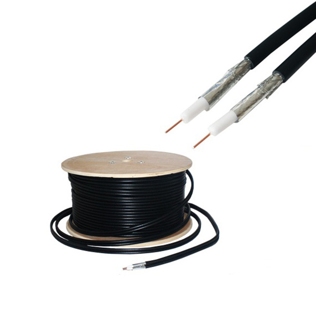 75OH Commscope Siamese Messenger Cable With Power Cable CCTV CATV RG6 RG11 RG59 Coaxial Cable