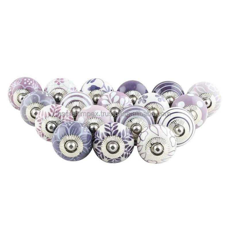 High Quality Knob Wholesale Modern Design Vintage India Ceramic Cabinet Knobs for Drawer