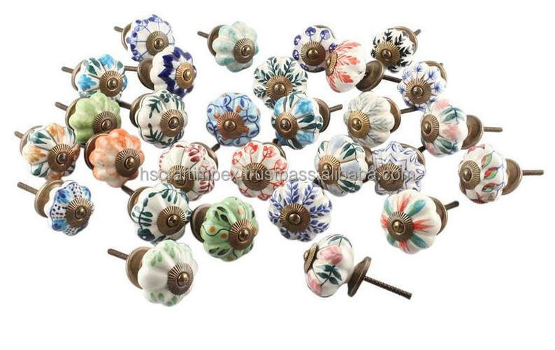 High Quality Knob Wholesale Modern Design Vintage India Ceramic Cabinet Knobs for Drawer