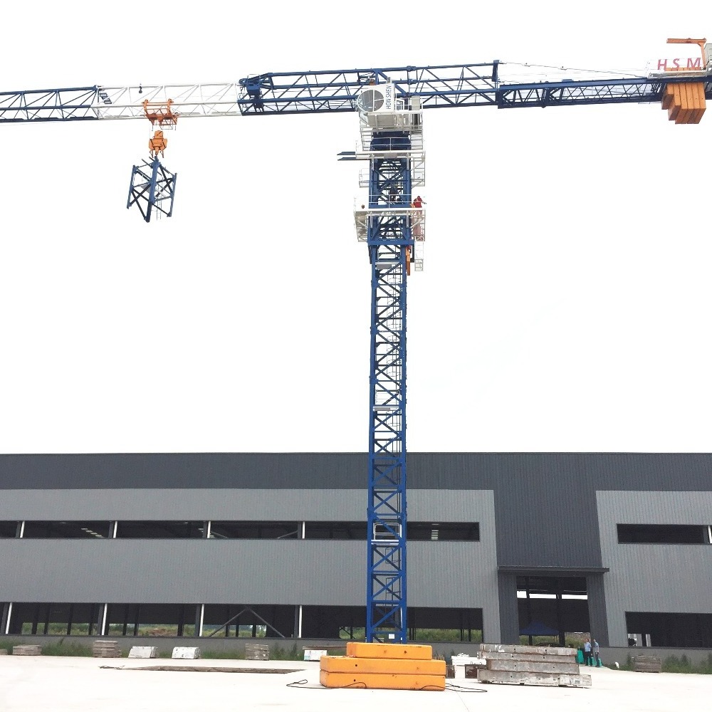 Tower Crane Price QTP6015-8T Boom Length 60m 1.3t Mini Tower Crane Manufacture