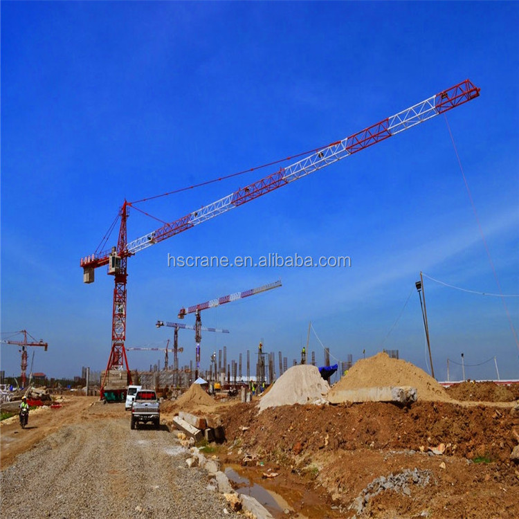 Heavy Duty tower crane anemometer wind speed meter/ QTZ80 6010A tower crane price