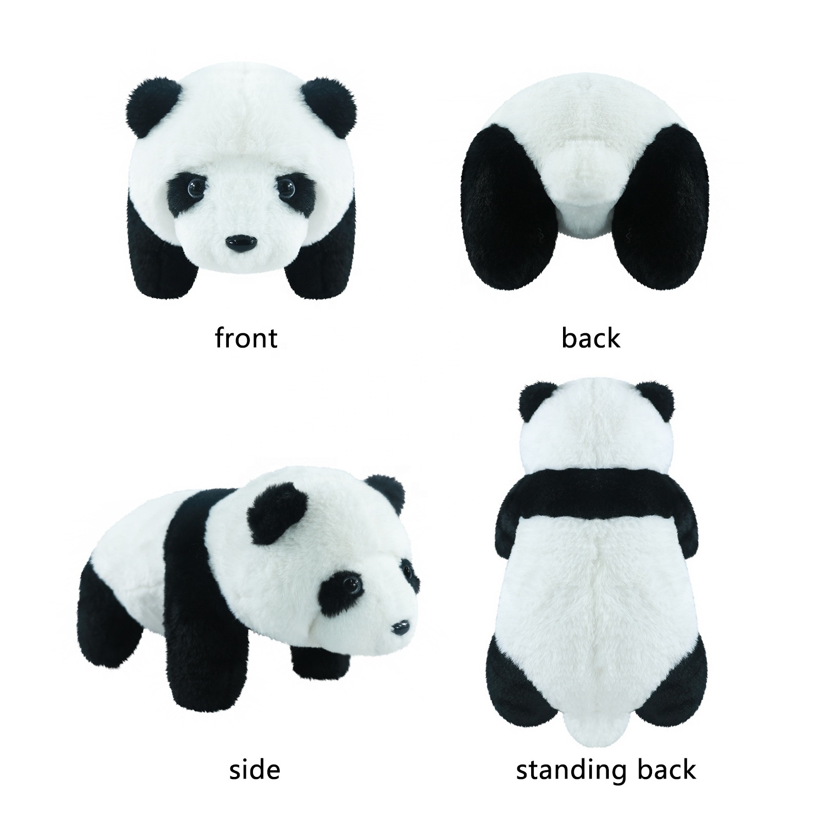 cute funny movable bracket joint panda plush toy custom stuffed animal plush panda soft toy