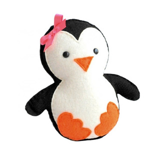 Custom cute stuffed animal penguin accessories toys mini plush penguin keychain