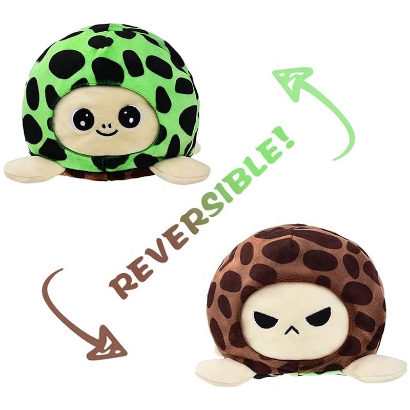 wholesale funny product ideas reversible soft mood octopus plush toys stuffed animals plush kawaii turtle toy