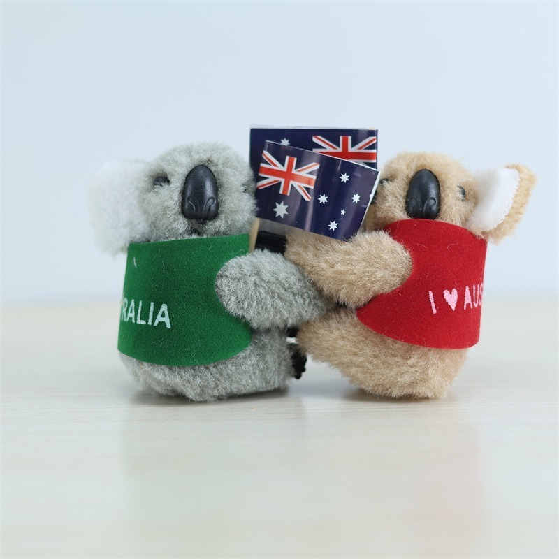 wholesale mini cute koala stufed toys plush koala clip