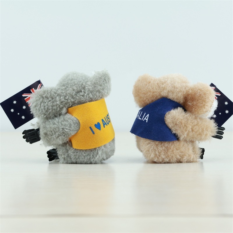 wholesale mini cute koala stufed toys plush koala clip