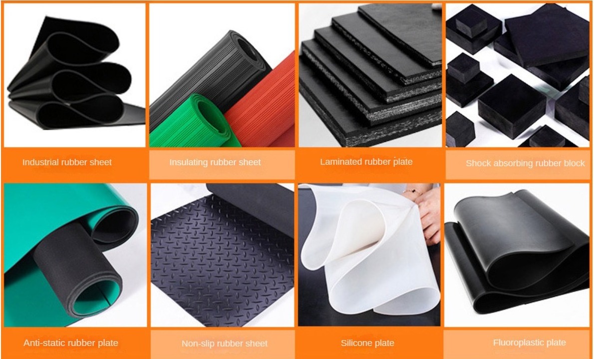 Fine Ribbed Rubber Sheet / Corrugated Rubber Mat / Anti-slip Rubber Mat