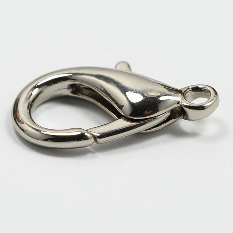 High grade alloy die casting dog clasp spring key chain button box bag hardware accessories