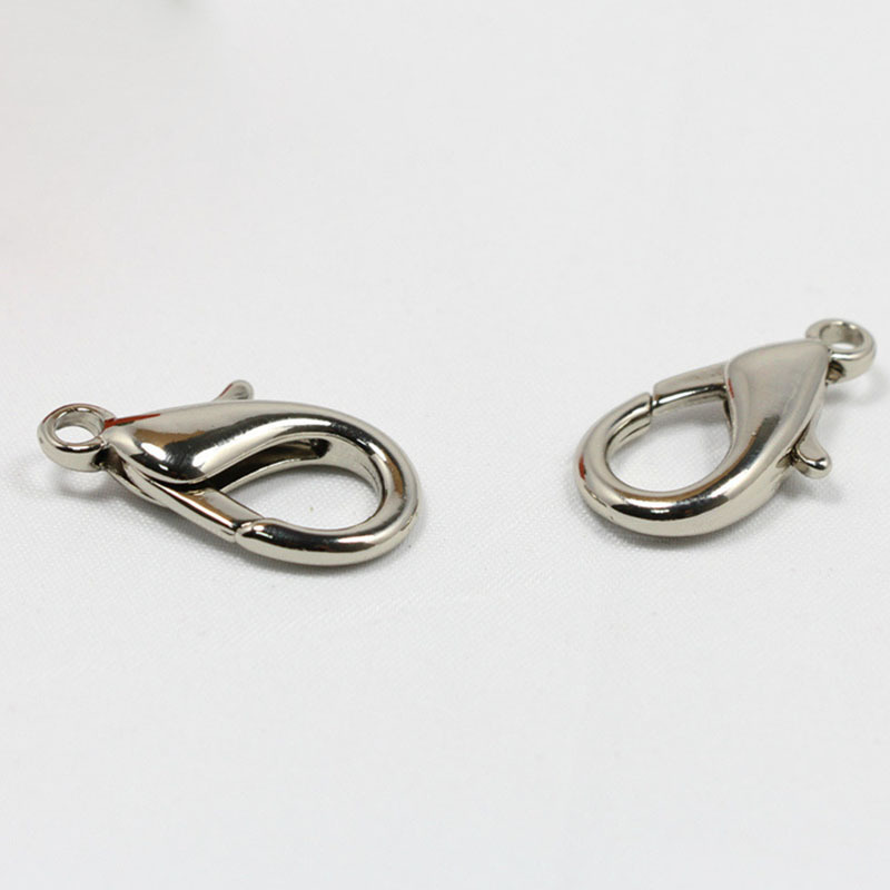 High grade alloy die casting dog clasp spring key chain button box bag hardware accessories