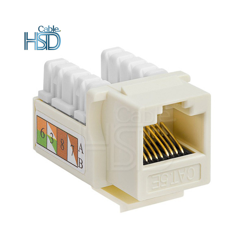 Modular Jack Rj45 Cat 5 Cat5 Jacks Link Monoprice Cat5e rj45 Female Connectors Punch Down Keystone Punch-down modular jack