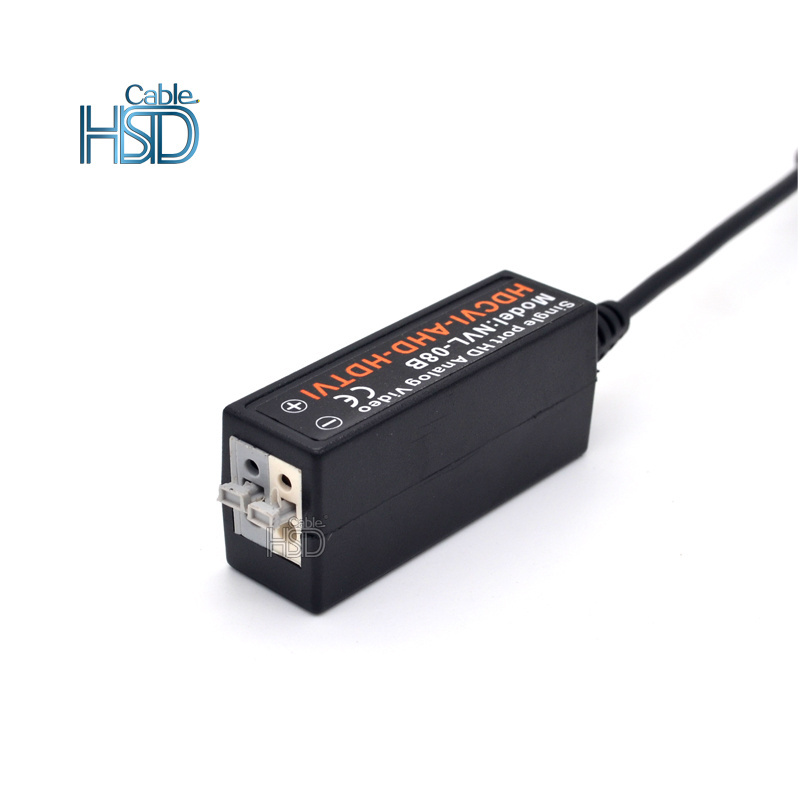 Single Port HD Analog BNC Video Balun Audio For CCTV Camera Full Hdcvi HDCVI TVI AHD Video Balun Connector