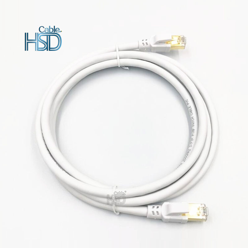 Factory High Quality Cat8 Rj45 S/FTP Communication Lan Cable 2000MHz 40Gbps Cat 8 Ethernet Patch Cable 3 Meter