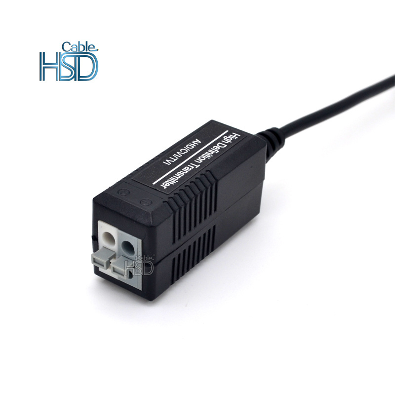 Passive HD Video Balun With Power Audio E For CCTV IP Camera Full Hdcvi HD-TVI HD Video Balun Connector