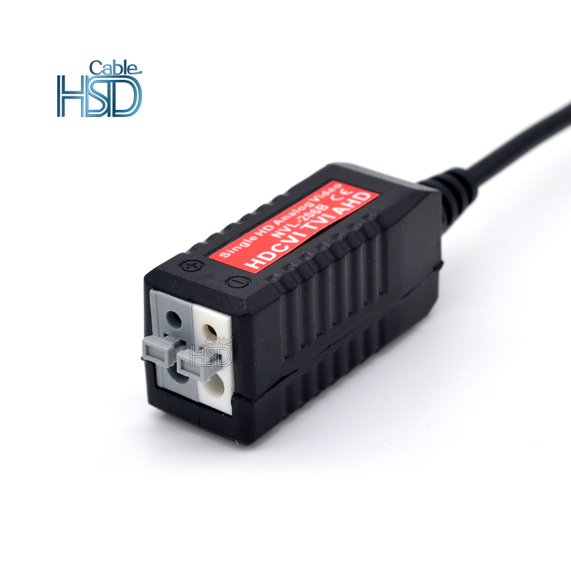 Single HD Analog BNC Video Balun Audio For CCTV Camera Full Hdcvi HDCVI TVI AHD Video Balun Connector