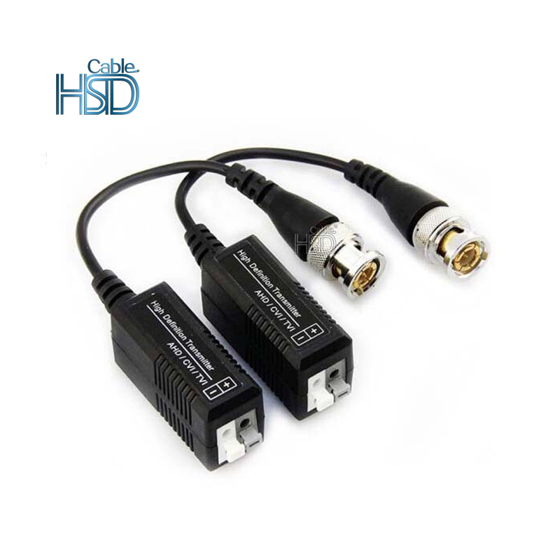 Passive HD Video Balun With Power Audio E For CCTV IP Camera Full Hdcvi HD-TVI HD Video Balun Connector