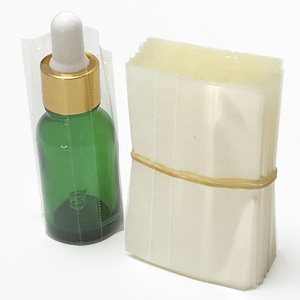 Transparent Shrink Wrapped PVC Heat Shrink Wrap Sealer Shrink Bands Shrink Sleeves For Glass 30ml Dropper Bottle