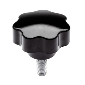 Black Seven Star Handle Plastic Bakelite Knob