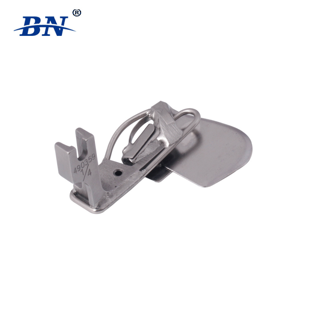 490359 Hemming presser foot Industrial Sewing Machine Double Fold Spring Type Hemmer Hemming Presser Foot #490359