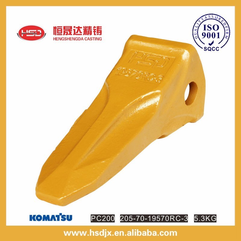 high quality rock mini excavator bucket teeth 205-70-19570 PC200