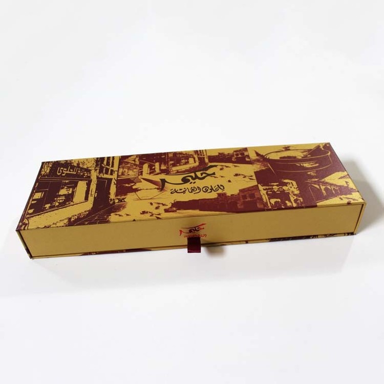 Custom Dates Sweets Chocolate Dry Fruit Paper Gift Box Packaging Date Packaging Box