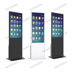 Factory customized 43 50 55 65 inch android touch advertising player indoor digital display lcd vertical screen for exhibitions