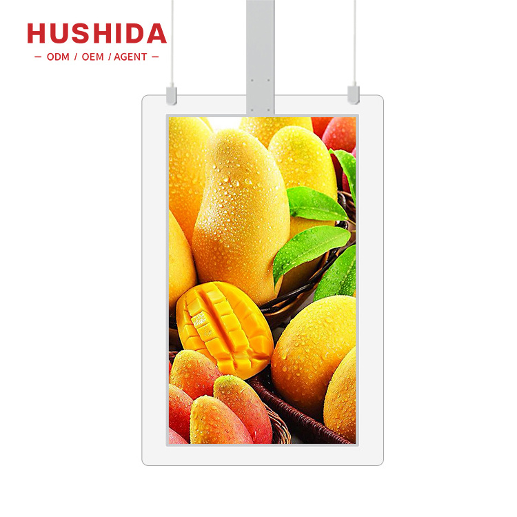 HUSHIDA FHD 1080*1920 LCD Panel 55 inch transparent oled screen for advertising window transparent display