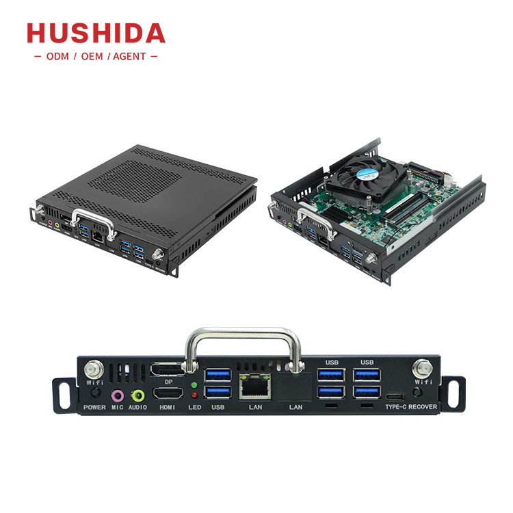 HUSHIDA OPS PC for Interactive Panels CPU Mini Laptop OPS PC Computer Mini PC I3 I5 I7 Multimedia Machine