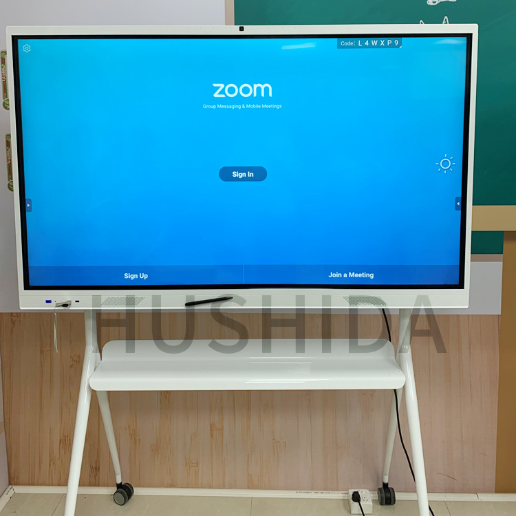 55 inch portable 4k touch lcd interactive whiteboard smart board