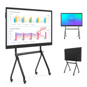 55 inch portable 4k touch lcd interactive whiteboard smart board