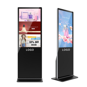 32 43 50 55 inch android touch lcd digital signage advertising totem display floor standing touch screen