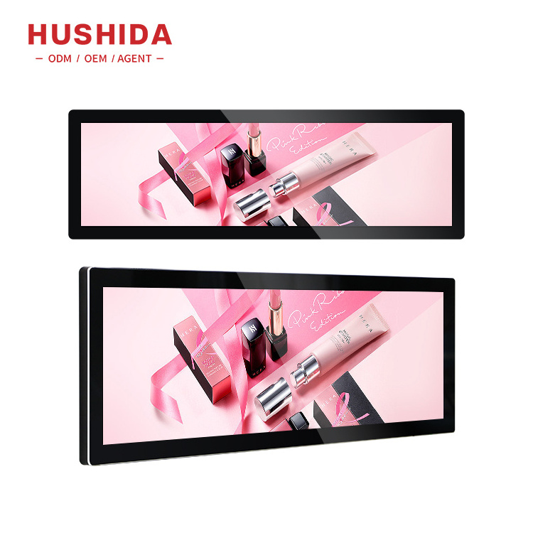 High Quality 34 Inch Slim Ultra Wide Shelf Screen TFT Monitor Stretch Bar LCD Display For Shelves