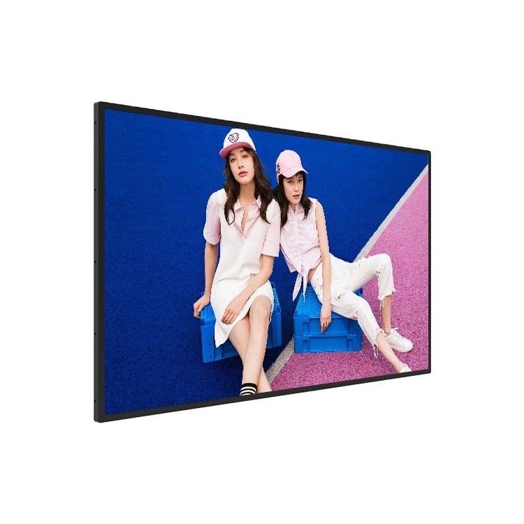 High brightness window lcd display Double sided digital signage advertising screens 2500 nits advertisement display