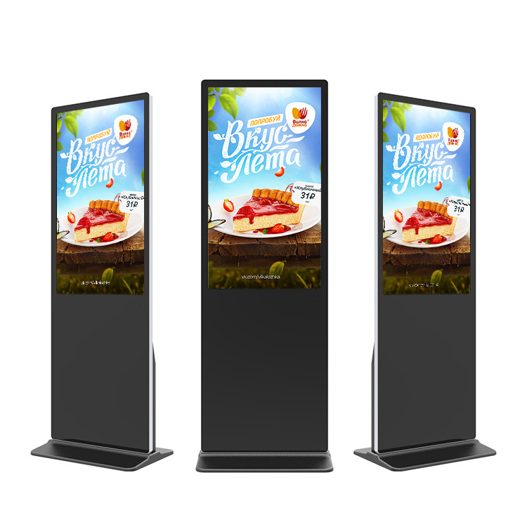 32 43 50 55 inch android touch lcd digital signage advertising totem display floor standing touch screen