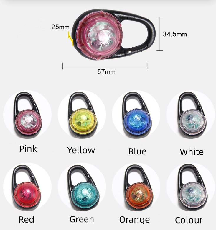 Hot Sales Pet Dog Cat Tag Lights Dog Night Walking Safety Lights Waterproof Clip-on Pet Collar Lights