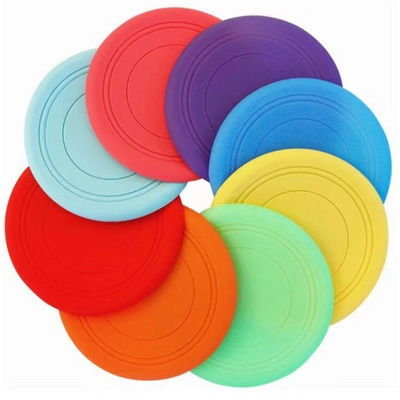 Dog Pet Toy Dog Frisbeed Pet Interactive Training Flying Disc Floating Water Bite Resistant Soft Dog Flying Disc