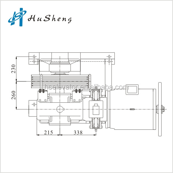 Elevator Traction Machine YJ200 Elevator parts ,